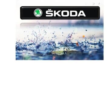 adapter za auto upaljač sa 220v na 12v: 12V Svetleći LED znak za prednju masku - ŠKODA Svetleći znak za — 9