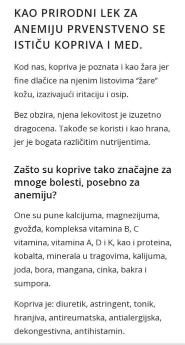 med na veliko: Med i kopriva 700g 1400 din — 3