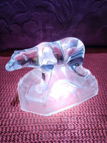 kristalne plafonjere: Figura kristal,led kristal d'Argues Francuska,rucni rad iz 70,80ih — 5
