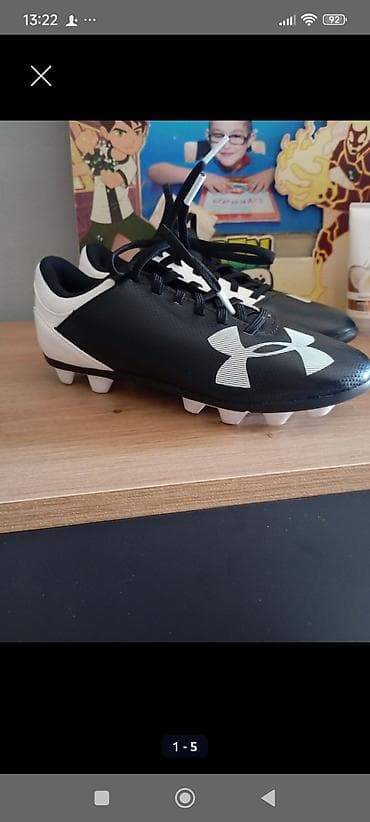 Under Armour kopačke za fudbal – crno‑bele 32/gaz20cm - Model sa na lalafo.rs Under Armour kopačke za fudbal – crno‑bele 32/gaz20cm - Model sa