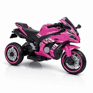 vespa za decu na akumulator: Motor NINJA 2.0 Roze – Veliki dečiji motor na akumulator na 3 točka — 1