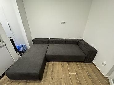 polovne ugaone garniture krusevac: FEYDOM BonBon L – modularna i višenamenska garnitura u Mollia Dark — 4