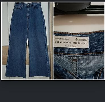 Stradivarius farmerke – model Super Wide Leg - Kroj: ekstra široke