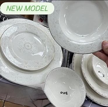 Set porcelanskih tanjira – novi model - Elegantni set za trpezu sa
