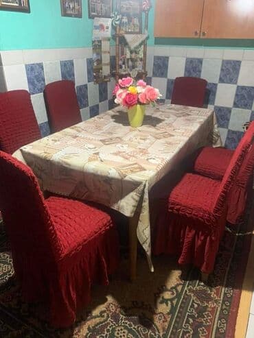 navlake za stolice iznajmljivanje cena: Rastegljive navlake za stolice sa karnerima šest komada paket cena — 9