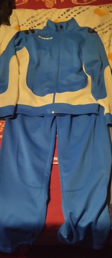 plava trenerka: Kappa, XL, Jednobojni, bоја - Šareno — 1