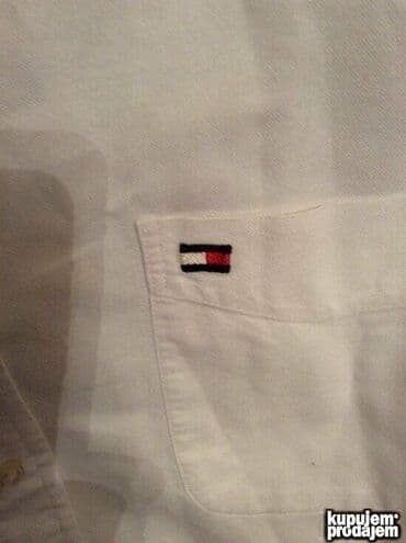 Trousers: Original Tommy Hilfiger kosulja L Bez tragova nosenja Bela 100% — 2