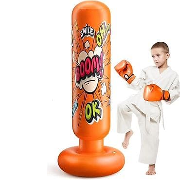 farmerke za bebe decake: Vreća za boks na naduvavanje sa motivima stripa. Dizajnirana za — 6