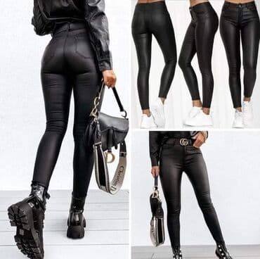 zara pantalone od eko koze: L — 1