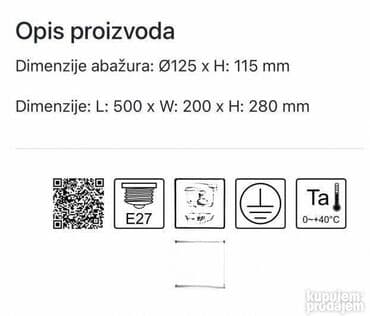plafonski lusteri: Luster, bоја - Crna, Novo — 2