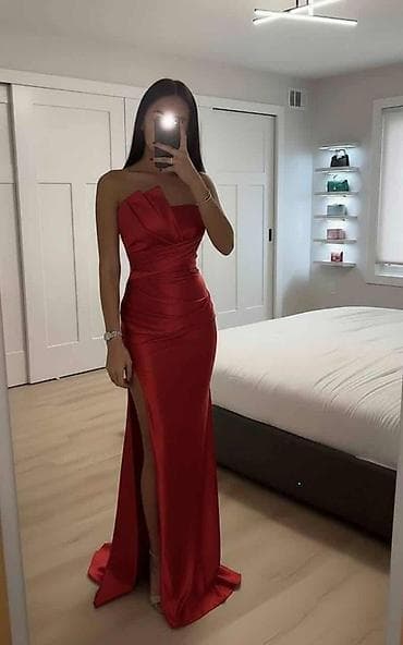 dona espadrile cena: ✨️ LUX HALJINA OD SATENA✨️ ▪︎Fantasticna duga haljina koja odise — 4