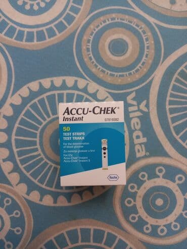 Alkotestovi: Accu-chek instant trake - novo 50 kom. rok važenja 11.2026 Lično — 2