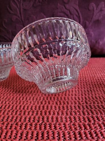 Kuhinjski setovi: Cinije nove za posalstice,kristal,led kristal 70te. Komada 3 u — 10