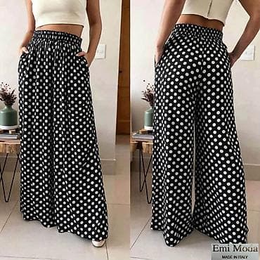 siroke pantalone i sako: Ženske široke pantalone – Emi Moda, Made in Italy - Kroj: široke — 3
