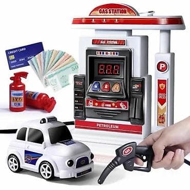 garaza hot wheels: ⛽ Benzinska stanica sa autom i figurama – realistična igra puna — 1
