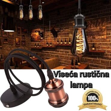 Cena 1300 din Rustična viseća lampa RUSTIK Savršeno se uklapa u