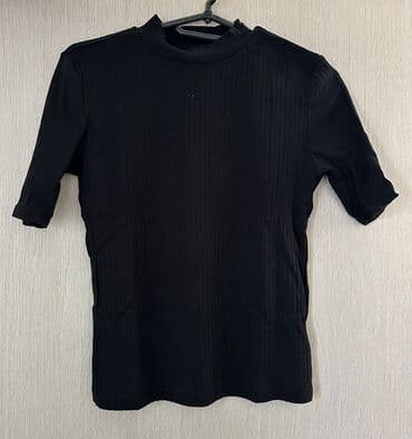 top ispod sakoa: M (EU 38), Cotton, color - Black — 1