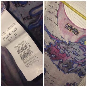 svecane pantalone i bluze: Original Desigual M Prelepa,divnog dezena. tunika/majca Orig Desigual — 3