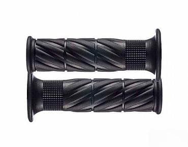 polovni bicikl: Gumene ručke za volan (par) - Materijal: izdržljiva, protivklizna — 1