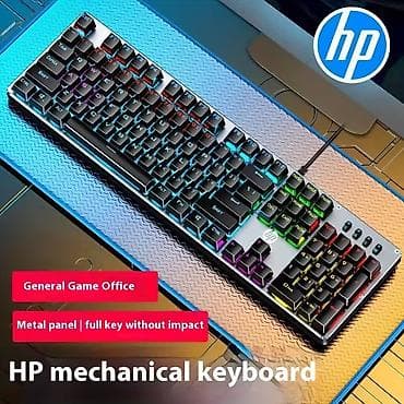 pakom računar: HP GK100F Mechanical Keyboard, with Blue Switch and Mixed Lighting — 3