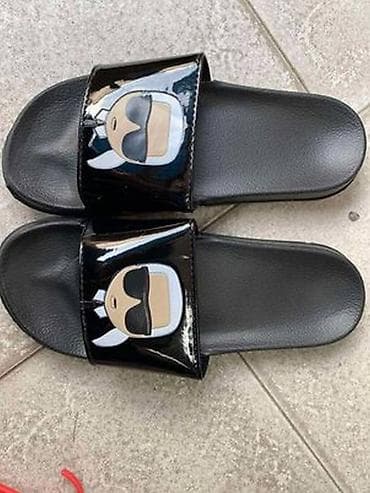 hermes papuce: Slippers 38, color - Black — 3