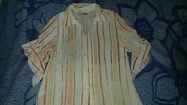 Na prodaju ženska košulja na pruge, rukavi 3/4, L veličina, u super