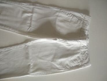 zara pantalone visoki struk: 110-116, color - White — 10