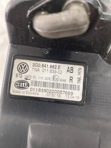 punto multijet 1.3: DESNA MAGLENKA ZA VOLKSWAGEN PASSAT B8 - 3G0 941 662 E | Desna — 2