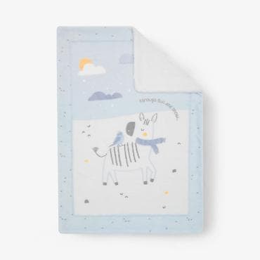 vileda daske za peglanje akcija: KIKKA BOO Super Soft Sherpa baby ćebence – Stripy Friends, 80 x 110 cm — 1