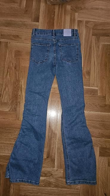 trenerke za devojcice waikiki: Zvoncare farmerke sa elastinom za devojčice uzrast 158. Imaju — 2