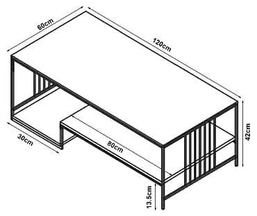 ikea klub stolovi: Moderni klub sto Florence sa imitacijom mermeradonosi savršen spoj — 6