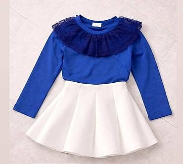 Dečiji kompleti i garderoba u plavo‑žutoj kombinaciji ik - Devojački