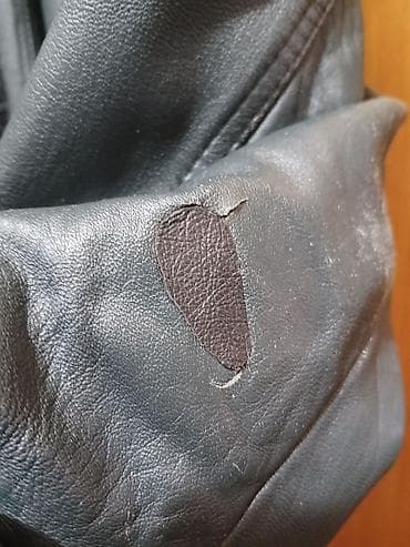 prsluk sako: Muška kožna jakna, crna - Materijal: prirodna koža (mekana, glatka) — 4