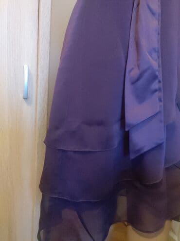 haljine sečene ispod grudi: S (EU 36), color - Purple, Evening, Without sleeves — 2