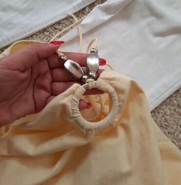 pantalone sa grejacima: M (EU 38), Pamuk, bоја - Žuta — 2
