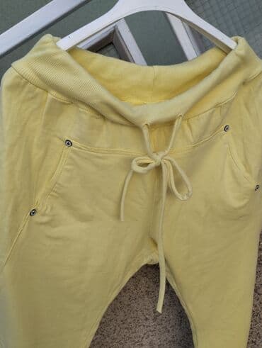 comma pantalone: M (EU 38), Single-colored, color - Yellow — 2