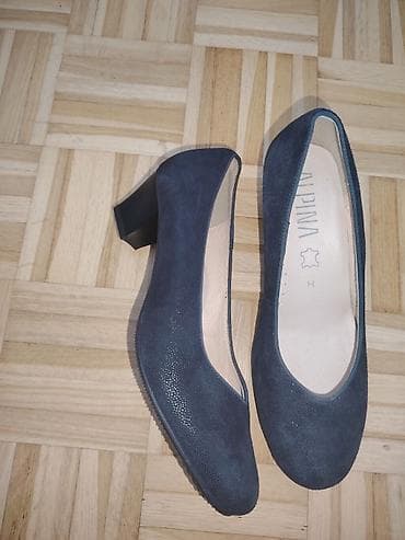 kožne cizme: Alpina ženske salonke, tamnoplave boje. UG 24cm - Model: klasične — 2