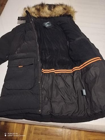 Džemperi: Muška zimska parka ATURE, veličina XL, crna.nosena 2 puta bez — 2