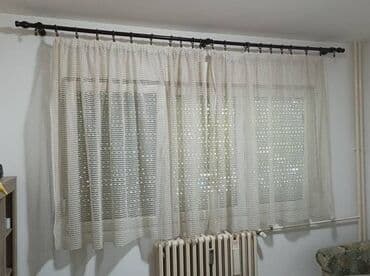 svetleci deda mraz za dvoriste: Net, Voile & Sheer Curtains, color - White — 2