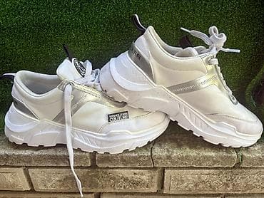 amq patike: Versace Jeans Couture muške patike – bele chunky/sneakers siluete - — 3