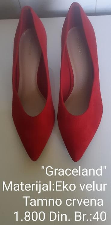 nike patike lunar force 1: Graceland ženske salonke - Model: špicasti vrh, niska štikla (kitten — 5