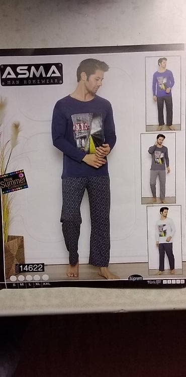 Muska pidzama Asma VELICINA NIJE XL VEC S/M dim. gornji deo:duzina