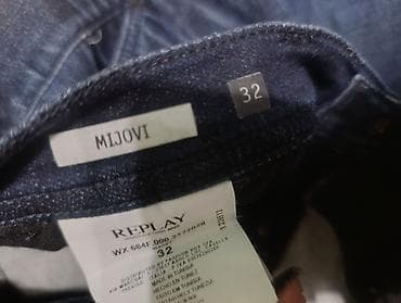 muške dukserice: Replay muške farmerke RBJ - Model: RBJ (kožni label na pojasu) - — 9