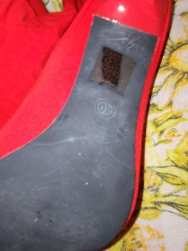 walkmaxx patike beograd: Crvene salonke na štiklu – broj 40 - Model: špicasti vrh, klasične — 4