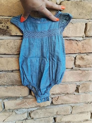PRIMARK Baby džins body za devojčice – kao novo - Veličina: 3–6