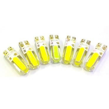 auto delovi raska: Led sijalica T10 SMD Plava, Zelena Roza Silikonska. 12v Sve sto — 4