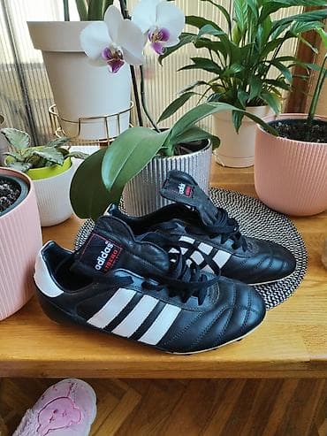 kramponi za kopacke nike: Adidas Mundial Team/World Cup kramponi – crno/beli klasik sa tri — 3