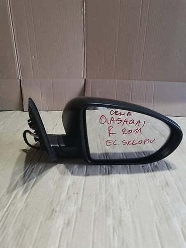 folija za retrovizore: RETROVIZOR DESNI (BOJA CRNA) ZA NISSAN QASHQAI OD 2006. DO 2013. GOD — 1