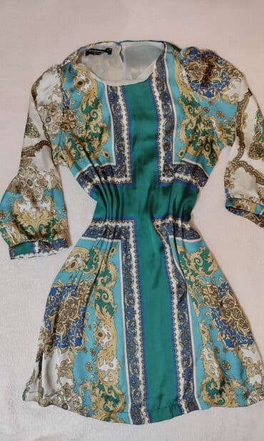 zara košulja haljina: Rinascimento S (EU 36), bоја - Šareno, Koktel, klub, Drugi tip rukava — 3