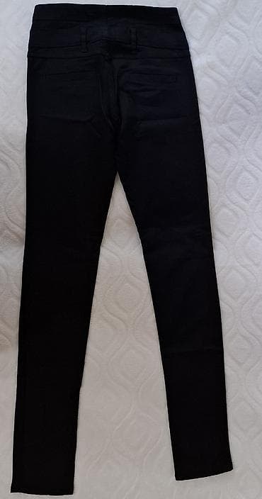 maxers farmerke cena: Ženske skinny farmerke – crne - Model: uske/skinny nogavice - Visina — 7